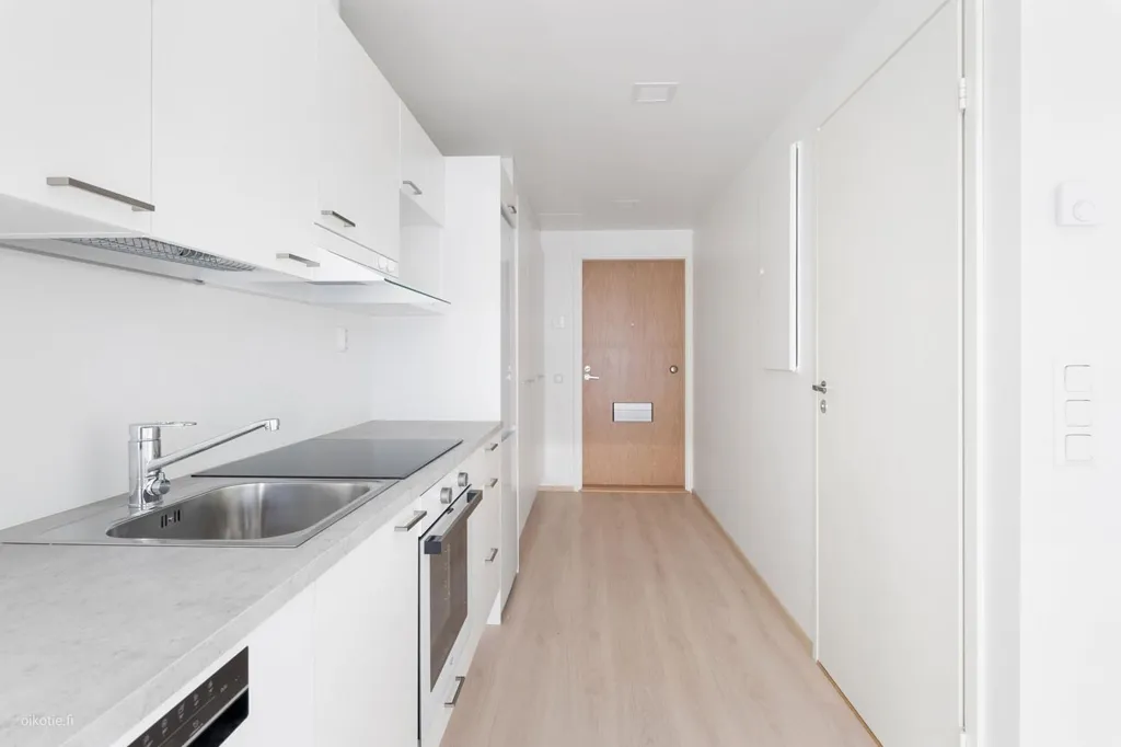 Cucina - Studio Flat with Balcony in Linnakaupunki, Turku