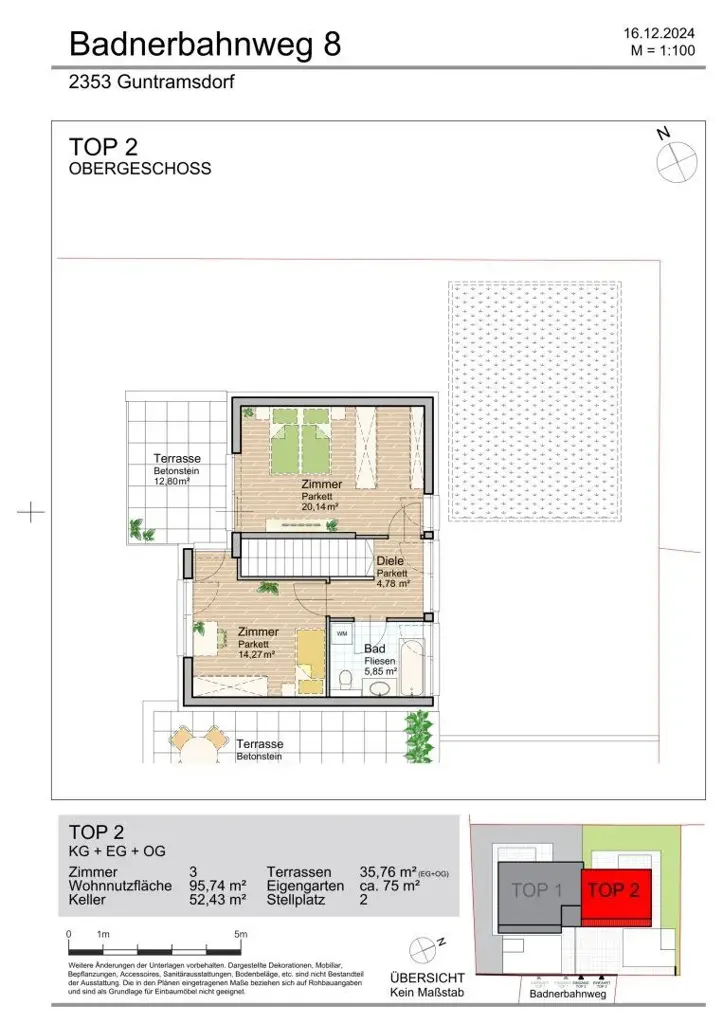 Plaan - Semi-Detached House with Garden in Guntramsdorf