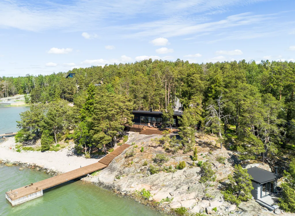 Vista aerea - Seafront Villa with Panoramic View in Naantali