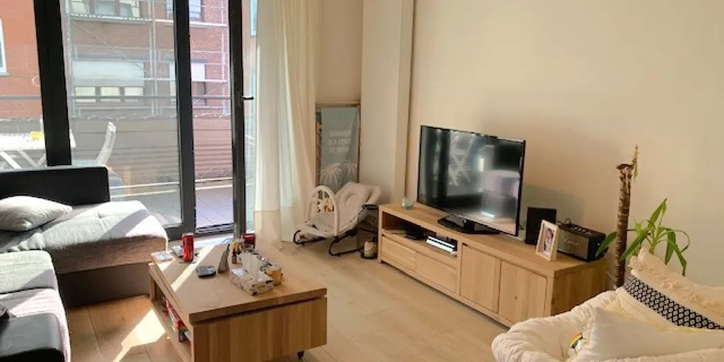 Séjour - Appartement Neuf avec Terrasse à Ukkel