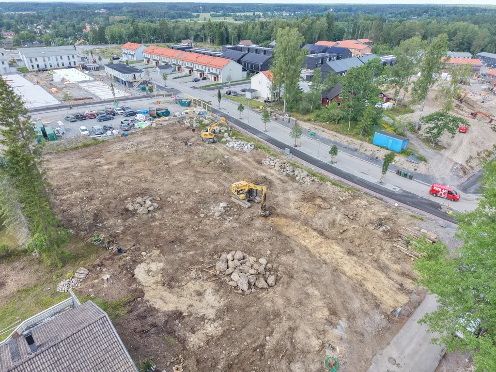 Õhuvaade - Plot for Custom Villa in Stockholm