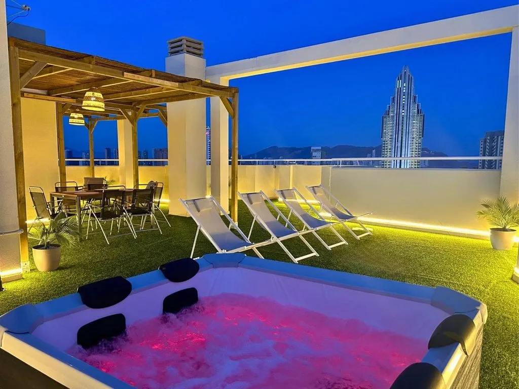 Terrasse - Luxury Apartment with Multiple Views in Benidorm