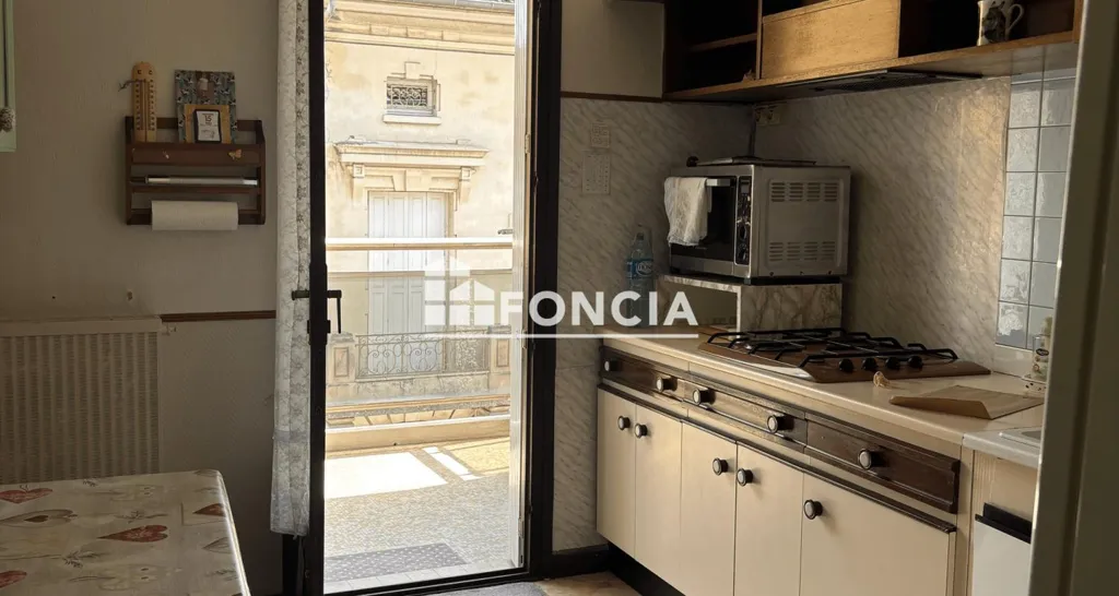 Cuisine - Appartement T3 avec Balcons sur Axe Principal à Montauban