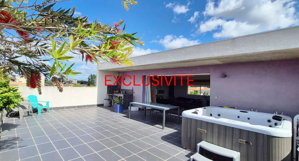 Terrasse - Maison avec Terrasse sur Toit et Vue Mer au Grau d'Agde