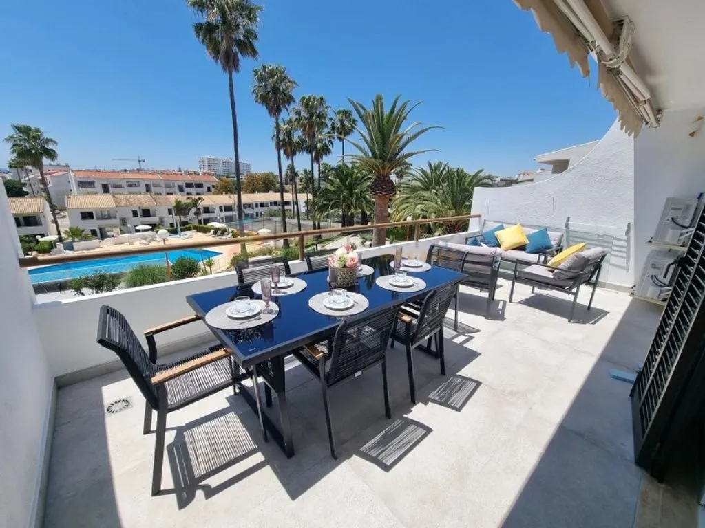 Terrasse - Luxury Flat with Sea View in Montechoro, Albufeira