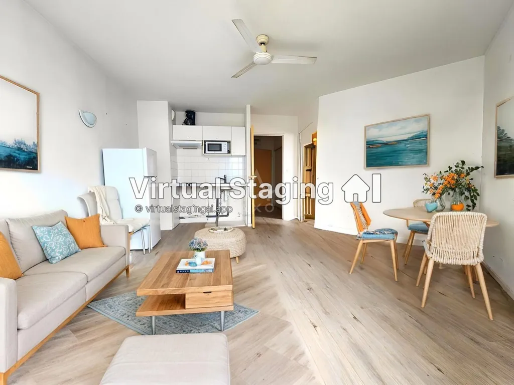 Soggiorno - 2-Bedroom Apartment with Pool in Saint-Jean