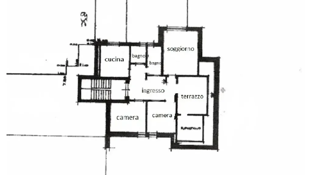 Plan - Apartment with Terraced View in Villarbasse
