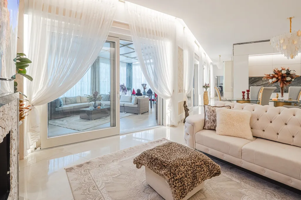 Séjour - Penthouse with Panoramic Terrace in Milan