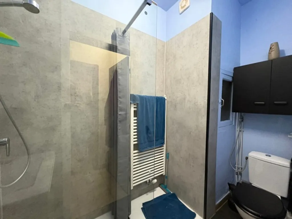 Bathrooms - 1-Bed Flat with Garden in Terraced Building