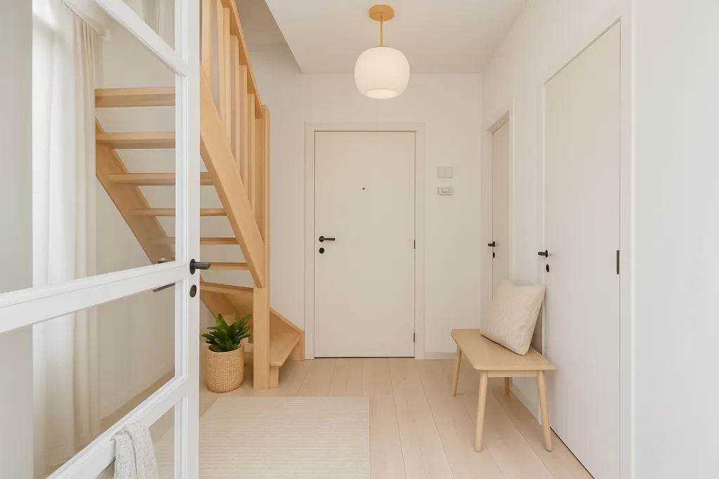 Entrée - Appartement Moderne avec Deux Terrasses à Bruges