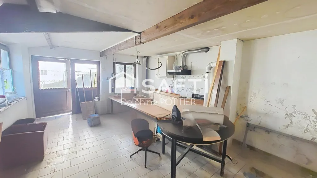 Köök - Charming Stone House with Garden in Gilocourt