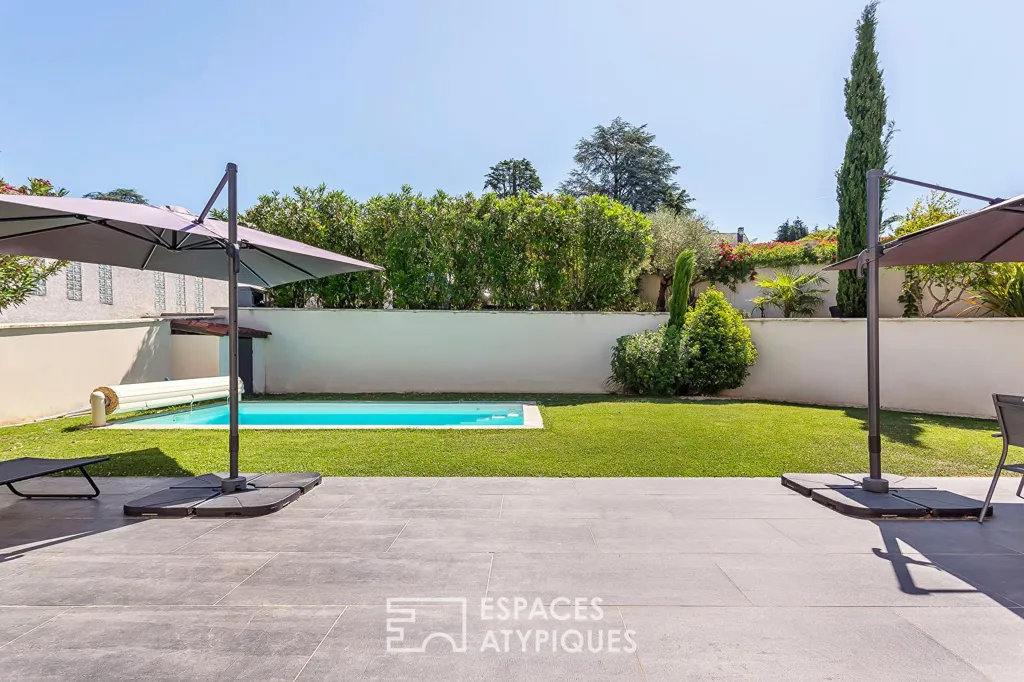 Bassein - Ground Floor Flat in Montanay with Pool