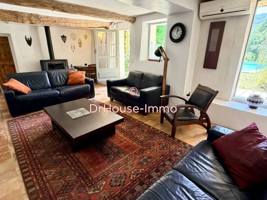 Soggiorno - Renovated Mas with Pool in Villecroze