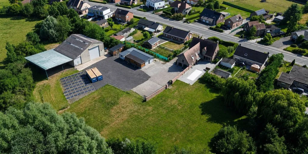 Õhuvaade - Villa-Landhuis with Pool in Waardamme