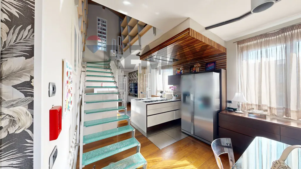 Cuisine - Charm Duplex with Veranda in Lentate Sul Seveso