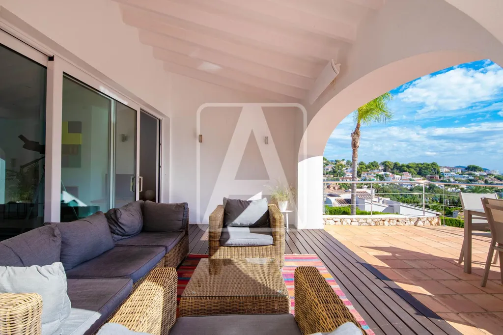Terrasse - Mediterranean Villa with Sea Views in Benissa