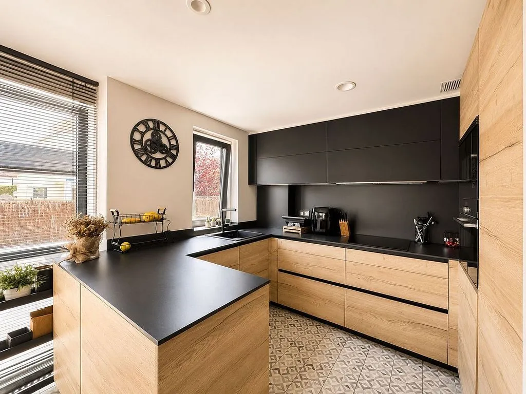 Kitchen - Chalet with Terrace in Oleiros