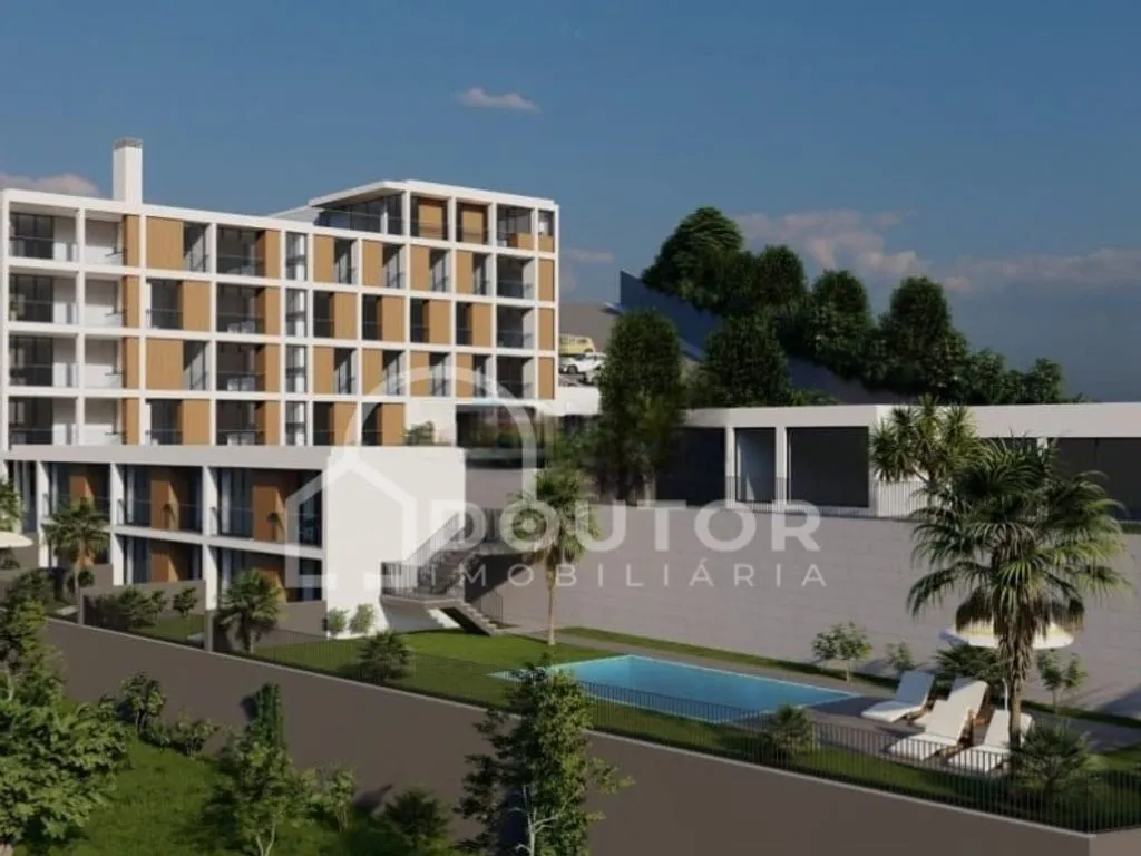 Aerial - Luxury T2 Apartment in Caniço Prime, Madeira