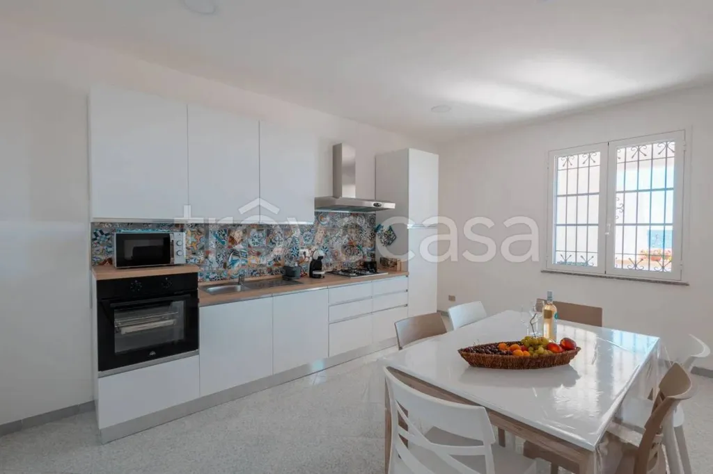 Köök - Duplex Villa with Sea View in Mazara del Vallo