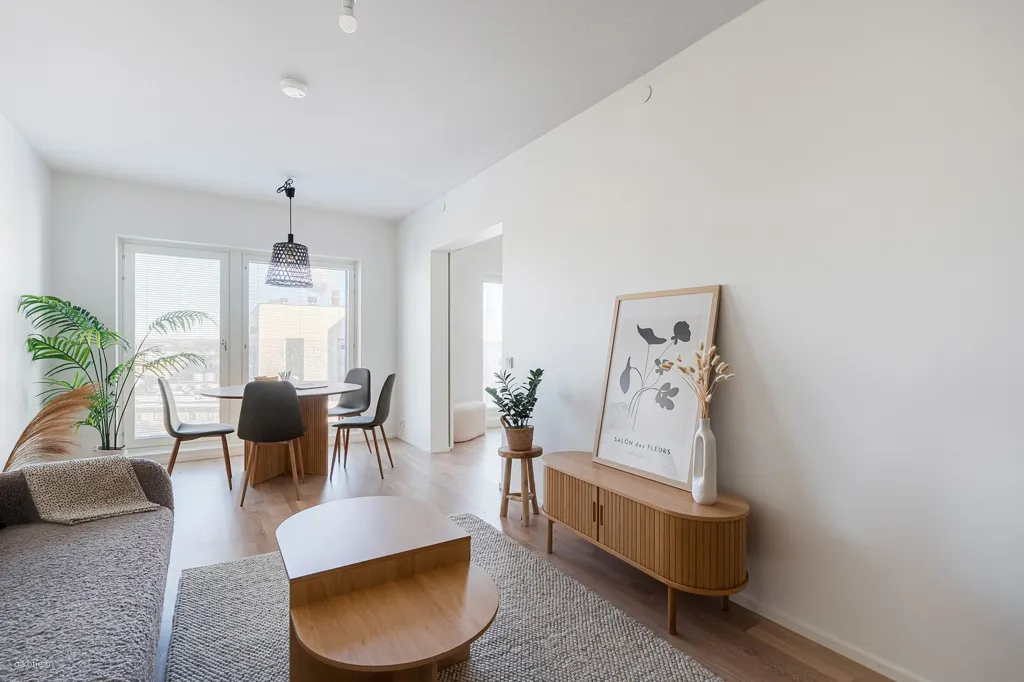 Elutuba - Modern Apartment with Balcony in Turku Station North