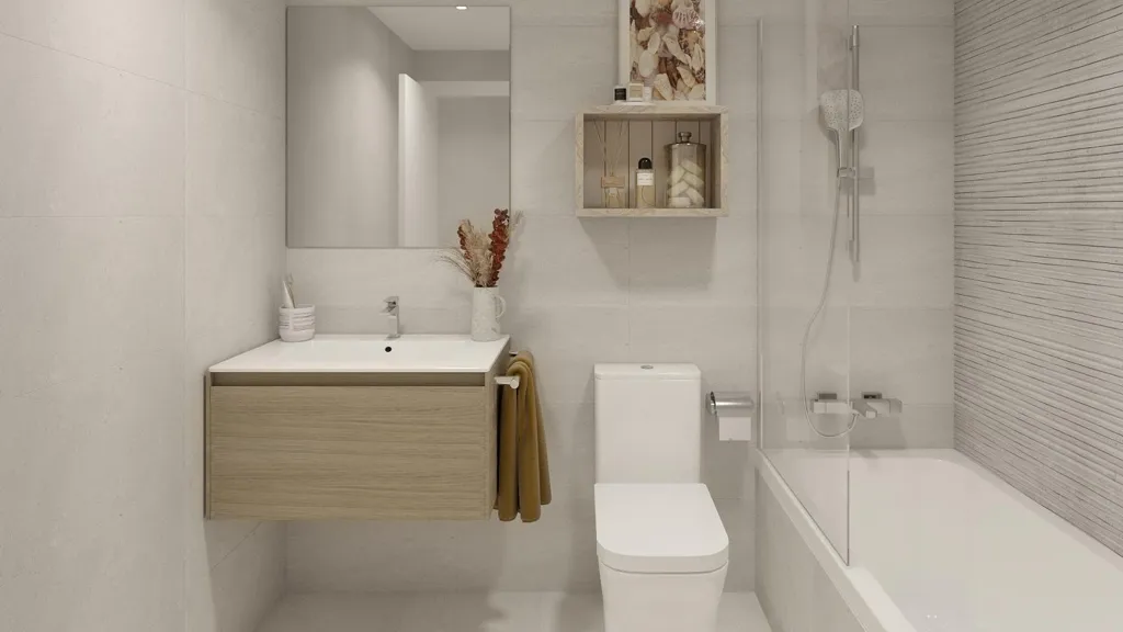 Salles de bain - New Build Flats with Open Views in Torremolinos