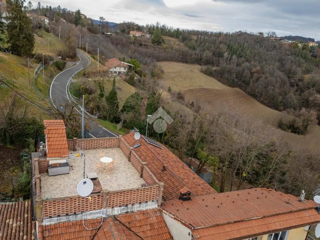 Vue aérienne - Semi-detached House with Panoramic View in Marentino