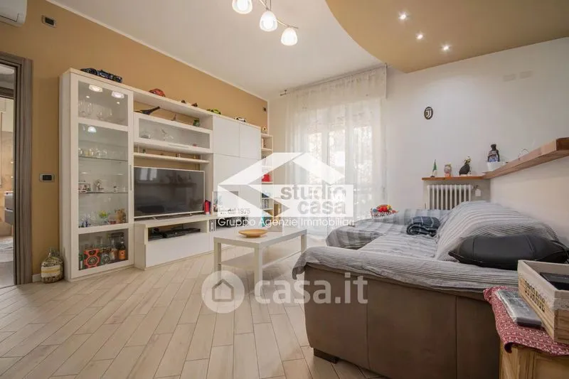 Séjour - Modernised Apartment with Balcony in Spino d'Adda