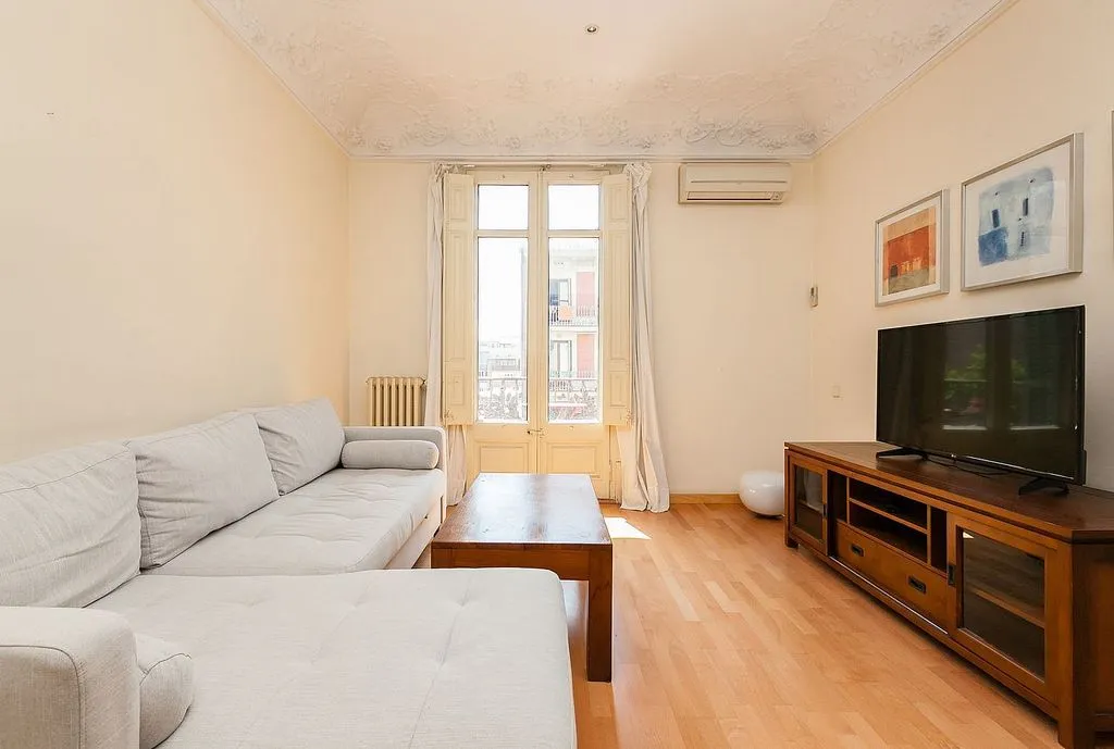 Séjour - Modernist Flat with Balcony in L'Antiga Esquerra