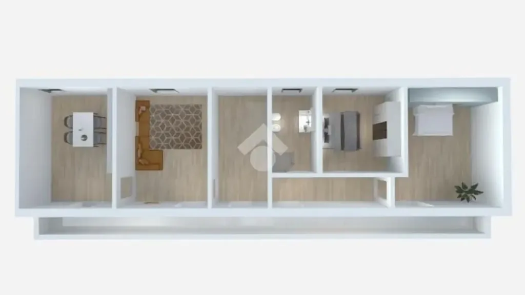 Plan - Central Bifamily Villa with Terrace in Adro