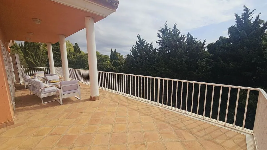 Terrace - Andalusian Villa with Pool in Sotogrande