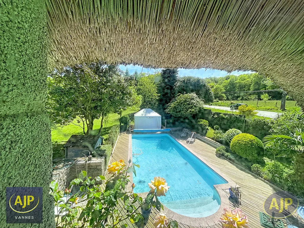 Piscine - Longère en Pierre avec Piscine près de Vannes