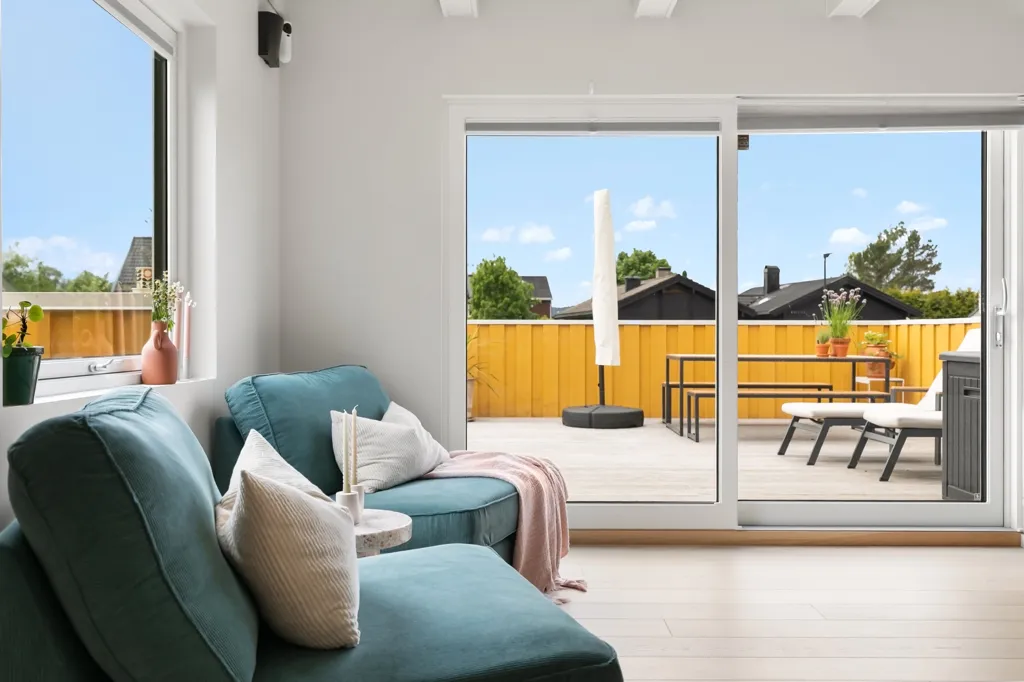 Terrasse - Duplex with South-West Terrace in Oslo