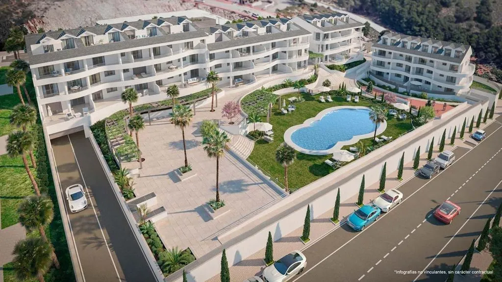 Vue aérienne - Luxury Apartment with Sea View in Benalmádena