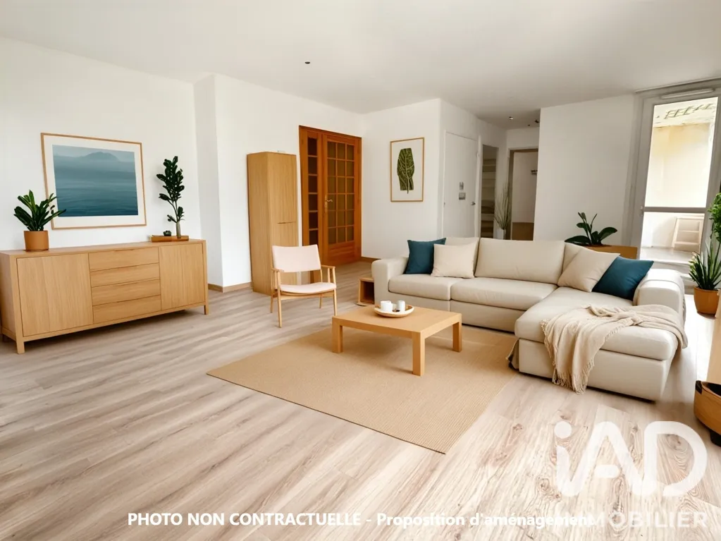 Secure 4-Bedroom Apartment with Balcony in Gonesse