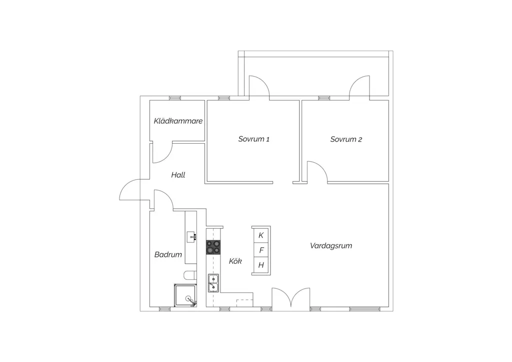 3-room apartment in Malmö kommun