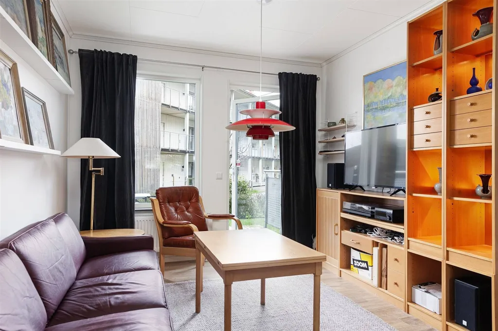 Living Room - Spacious Flat with Lift in Höganäs