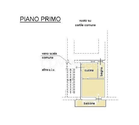 Rental Flat with Balcony in Fossano