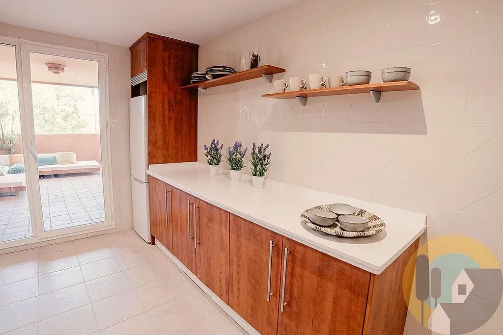 Köök - Apartment with Pool and Terrace in Marbella