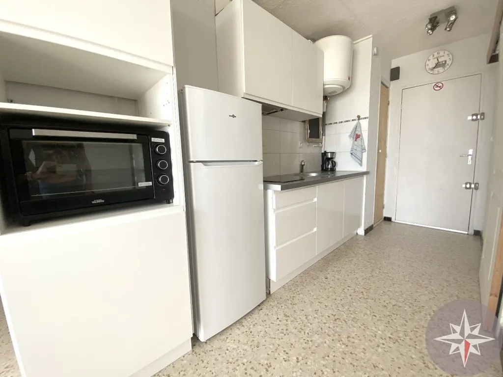 Cuisine - Appartement T2 Meublé dans l'Hypercentre de Carnon