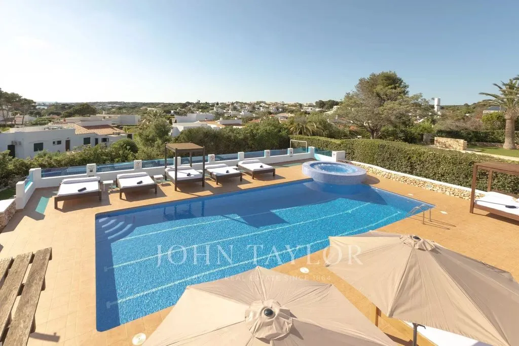 Vue aérienne - Luxury Villa with Private Pool in Binibèquer Vell