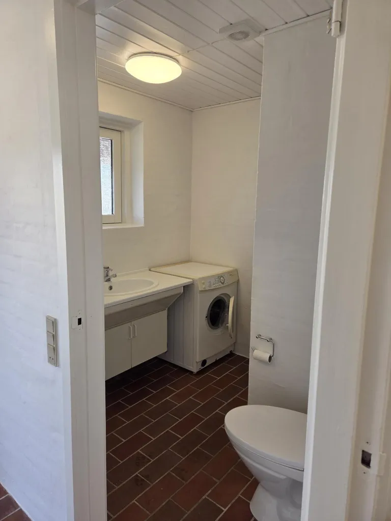 Salles de bain - Renovated Studio Flat with Terrace in Ørnhøj