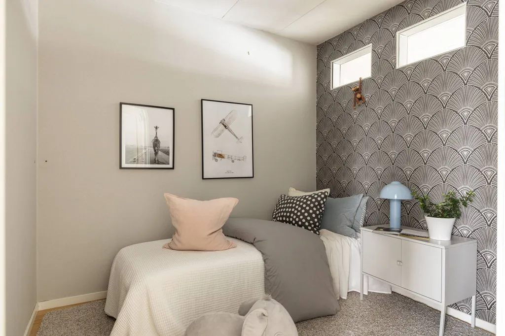 Camere da letto - Apartment with Upper Floor in Östra Porten