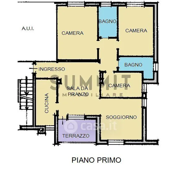 Plaan - Three-Bedroom Apartment with Terrace in Santorso