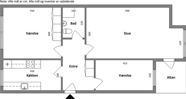 Appartement 3 pièces à Aalborg SØ