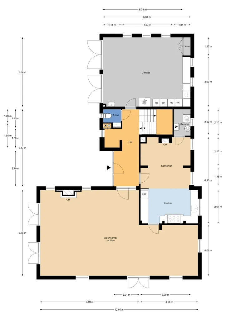 Plan - Luxury Villa with Jacuzzi in Oostvoorne