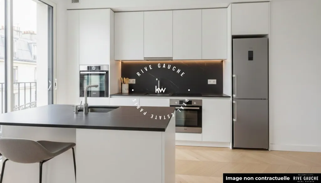 Cucina - Luxury Flat with East-West View in Paris
