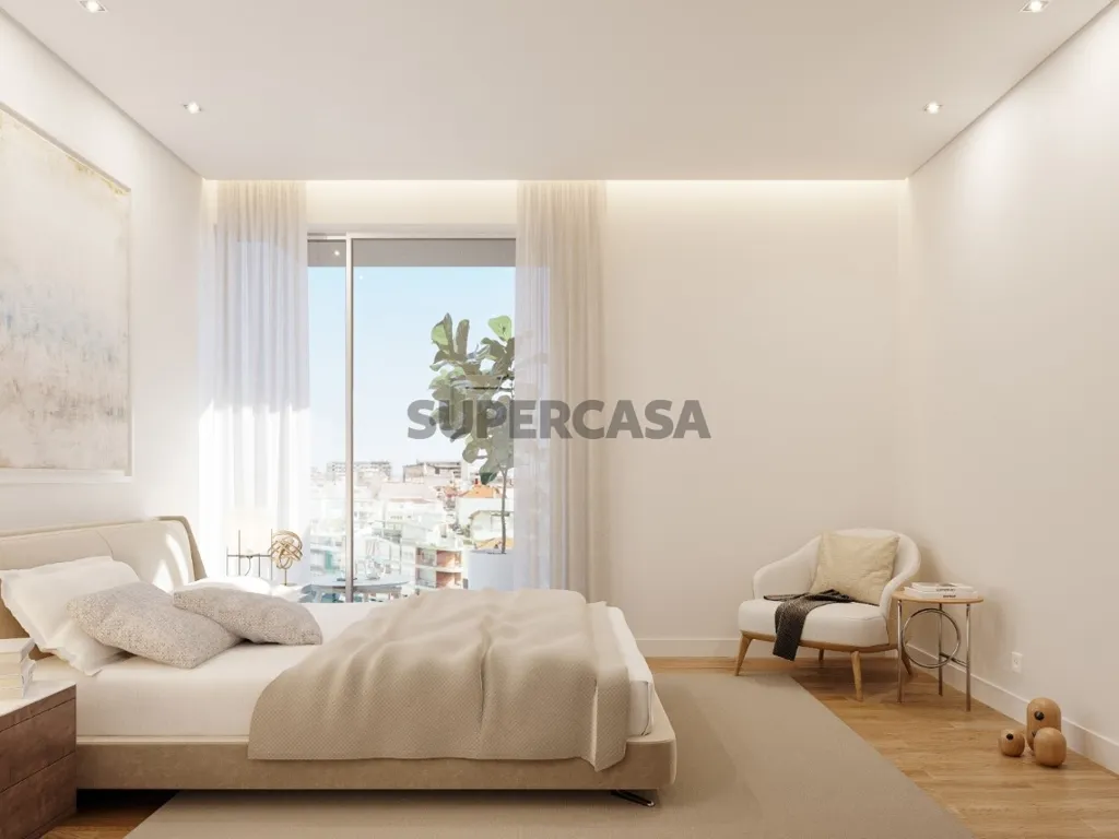 Chambres - Penthouse with Rooftop Pool in Costa de Caparica