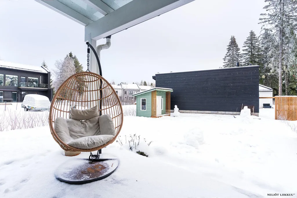 Terrass - Modern House with Sauna and Carport