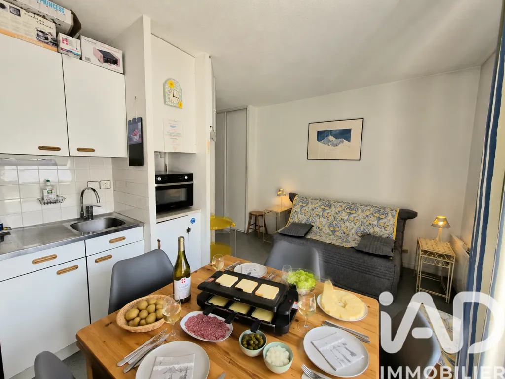 Kitchen - Studio with Balcony at Bagneres-De-Bigorre