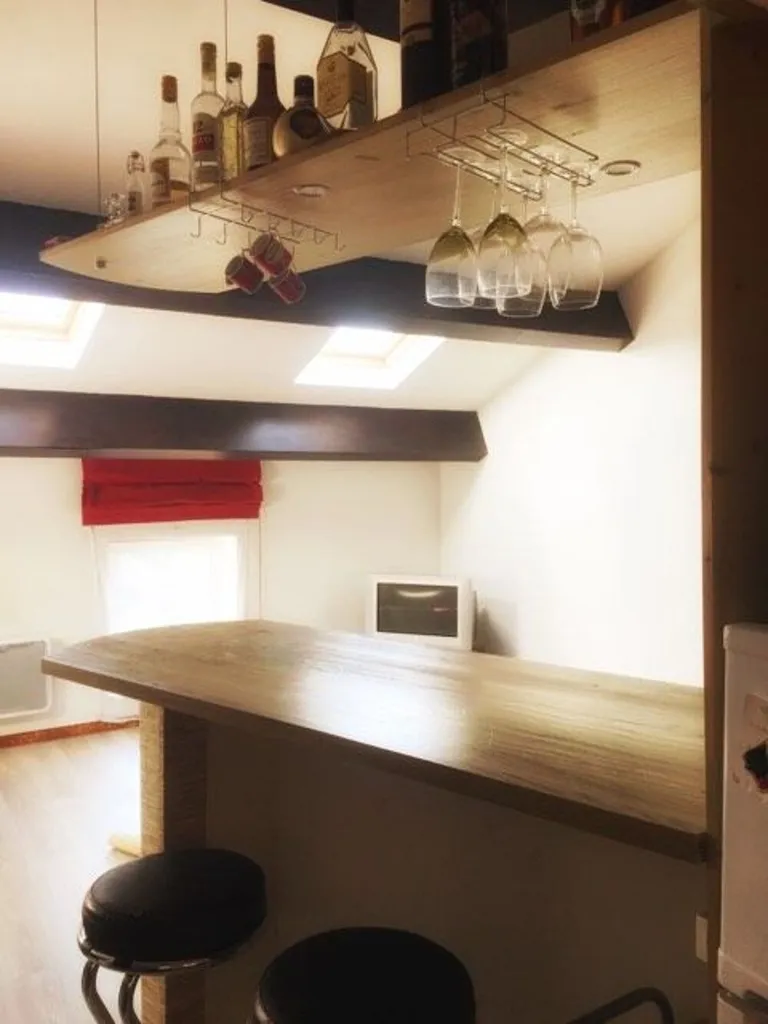 Cuisine - Appartement Meublé au Dernier Étage à Malzéville